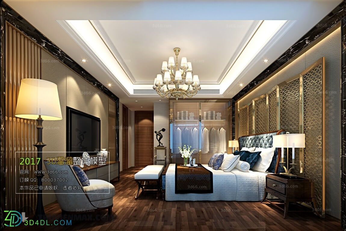 3D66 2017 Mix Style Bedroom 2833 217