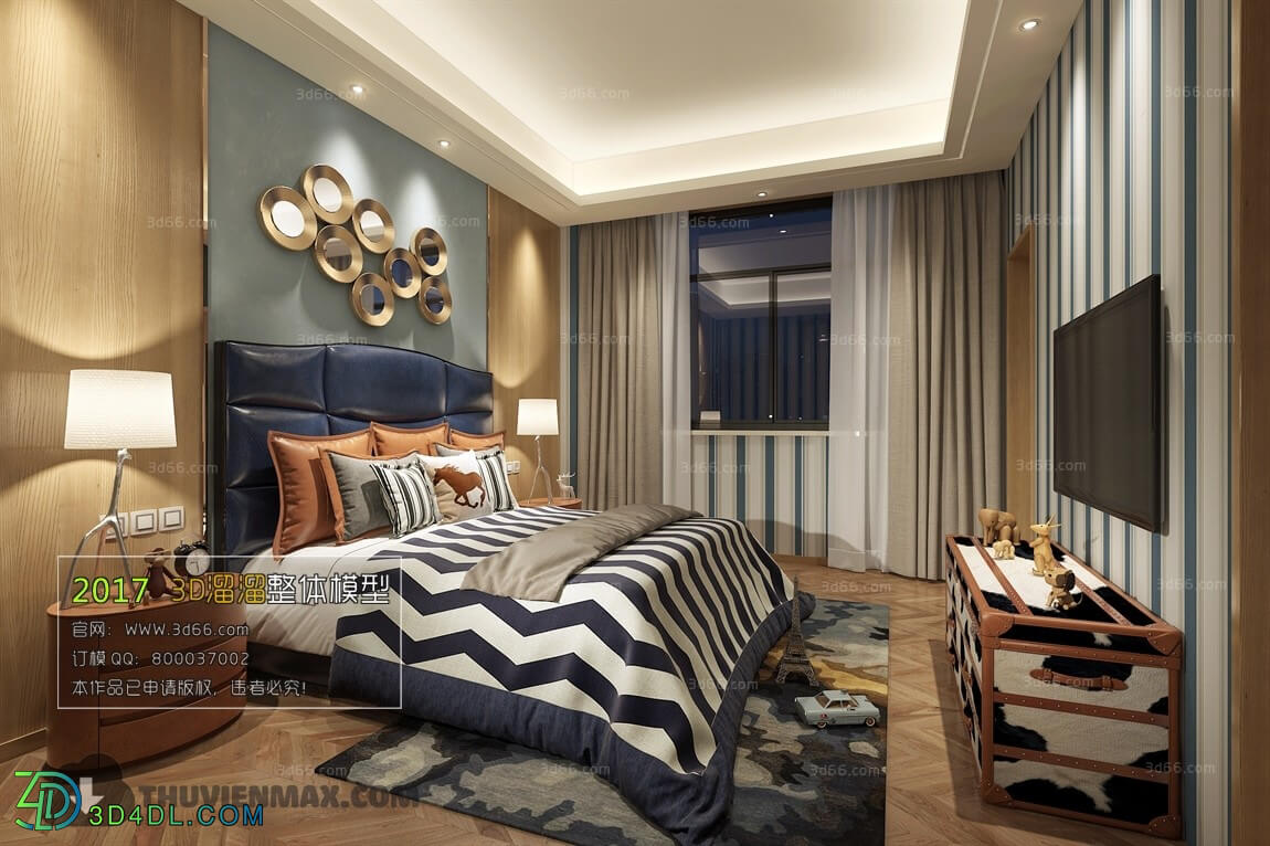 3D66 2017 Mix Style Bedroom 2836 220