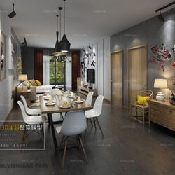 3D66 2017 Mix Style Dining Room 2596 131 