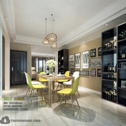 3D66 2017 Mix Style Dining Room 2600 135 