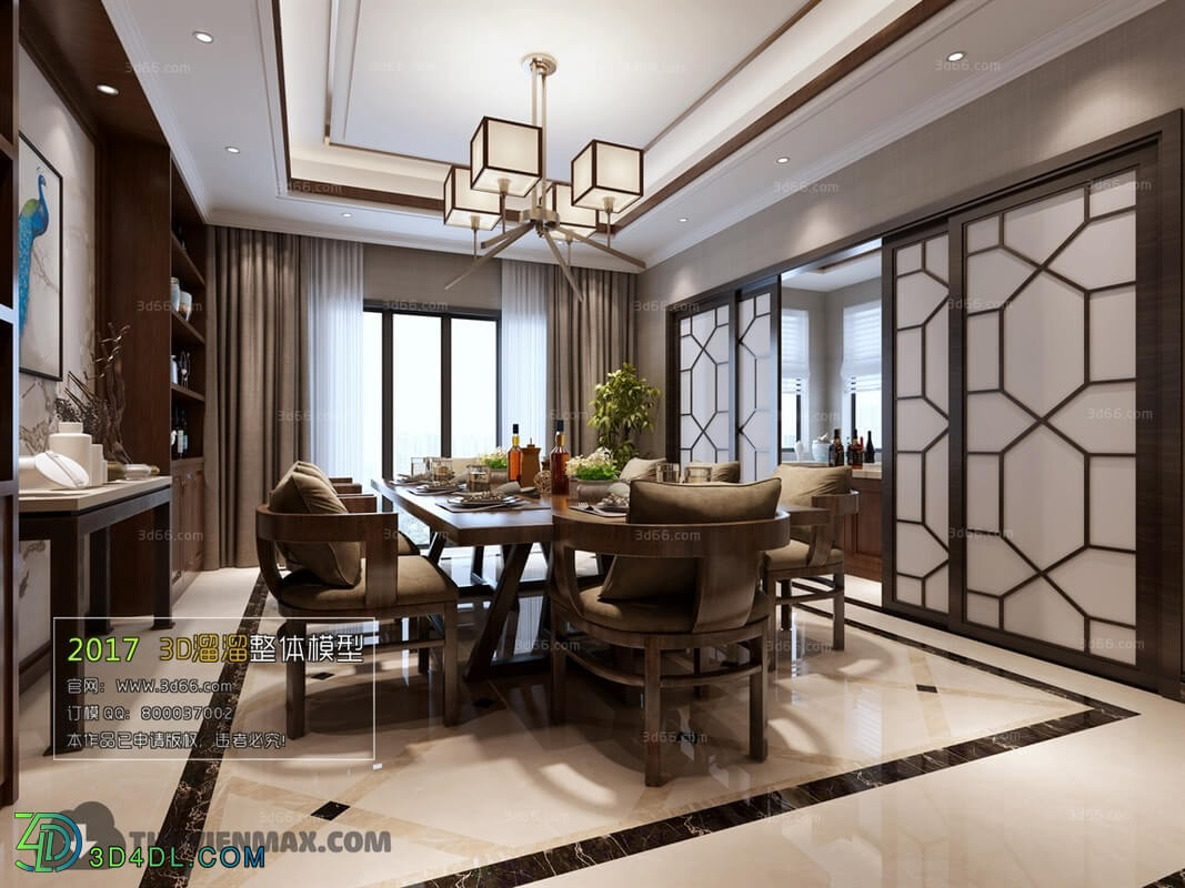 3D66 2017 Mix Style Dining Room 2601 136