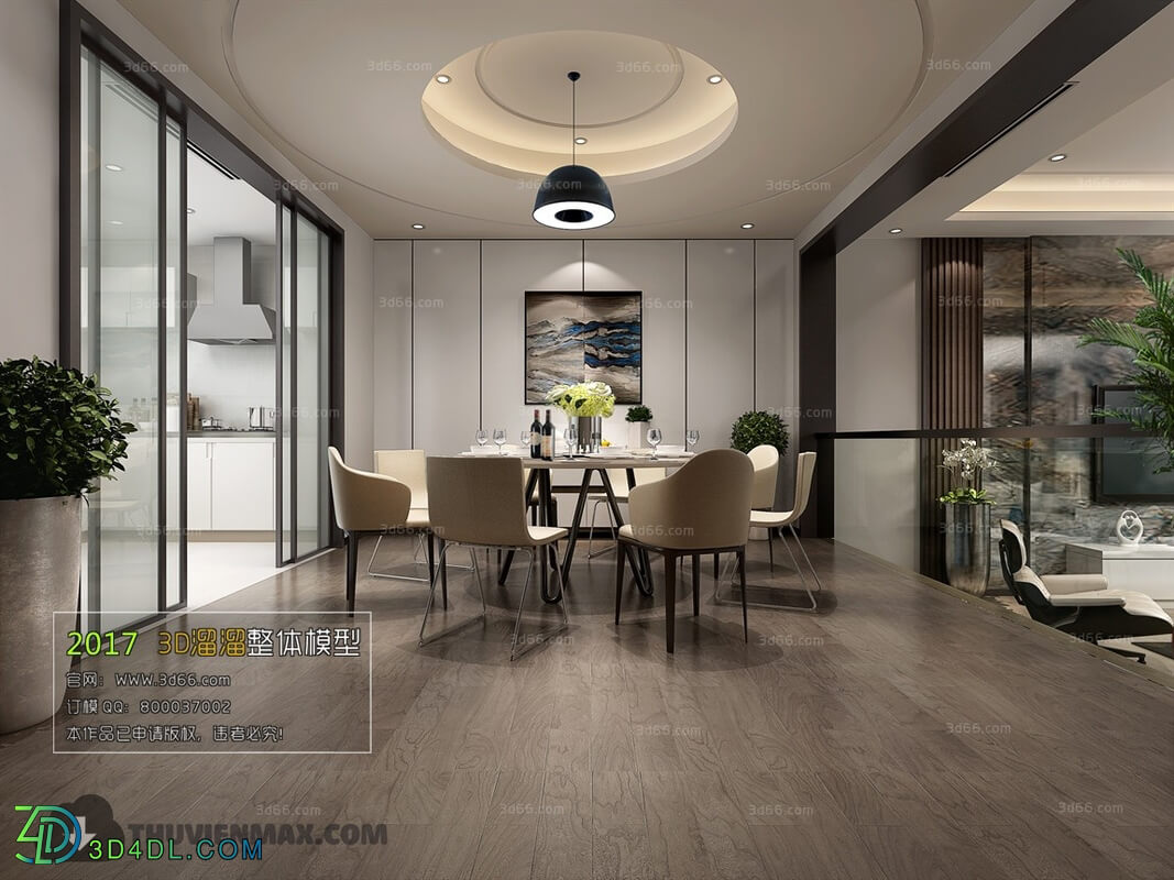 3D66 2017 Mix Style Dining Room 2602 137