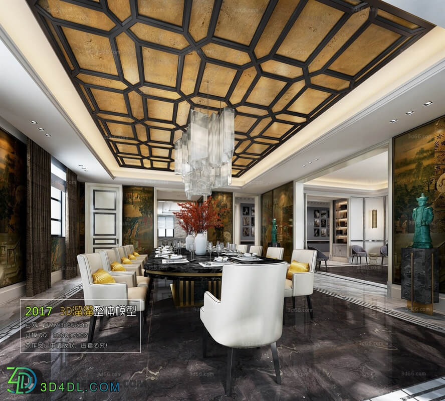 3D66 2017 Mix Style Dining Room 2606 141