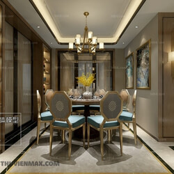 3D66 2017 Mix Style Dining Room 2611 146 