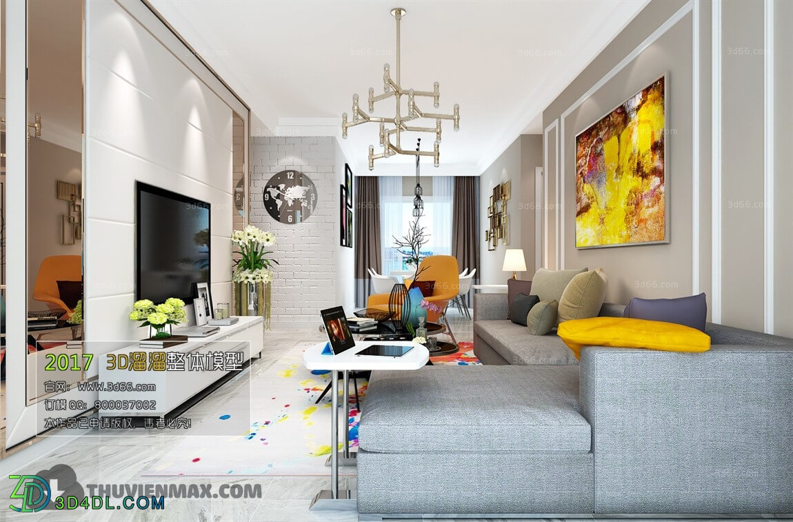 3D66 2017 Mix Style Living Room 2441 390