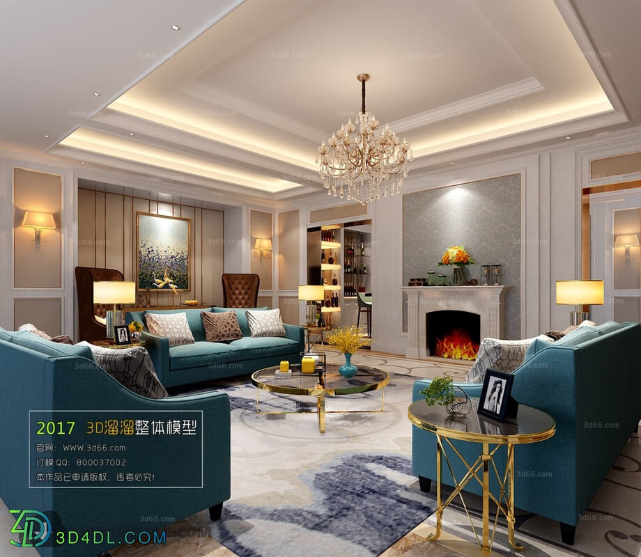 3D66 2017 Mix Style Living Room 2443 392