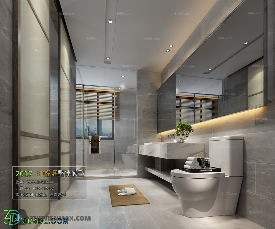 3D66 2017 Modern Style Bathroom 2944 010