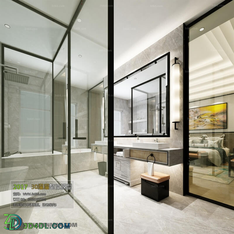 3D66 2017 Modern Style Bathroom 2950 016