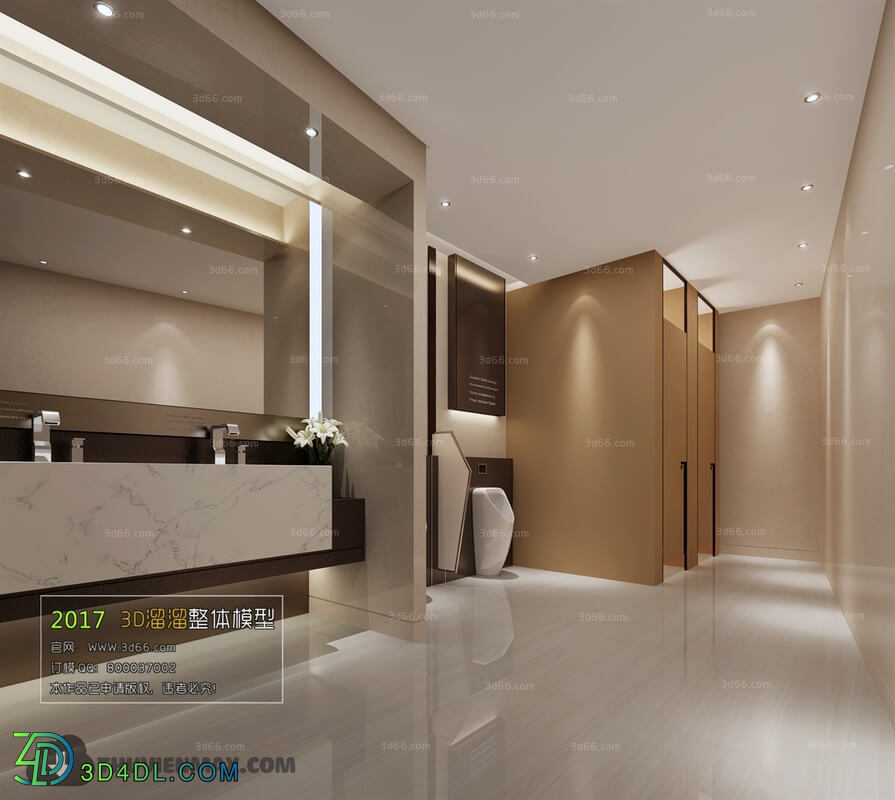 3D66 2017 Modern Style Bathroom 2958 024