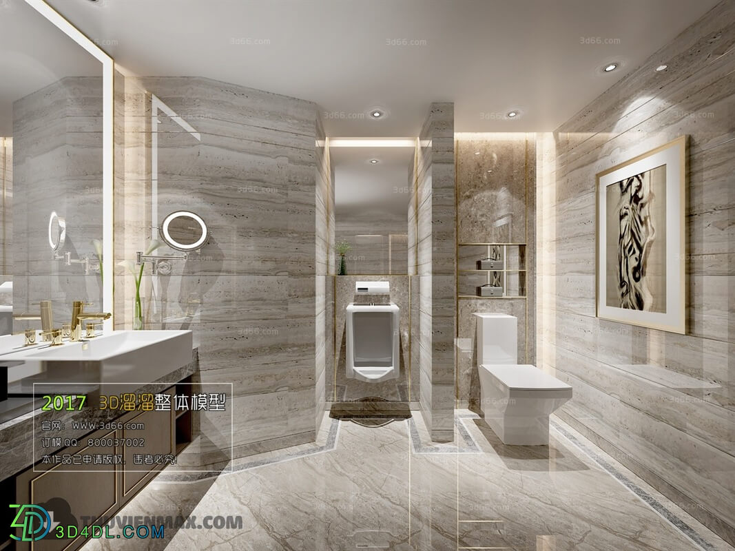 3D66 2017 Modern Style Bathroom 2962 028