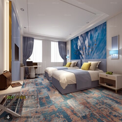 3D66 2017 Modern Style Bedroom Hotel 3557 013 
