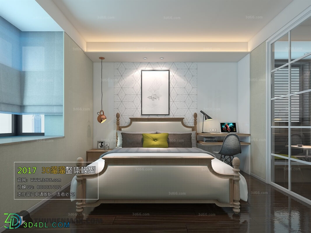 3D66 2017 Modern Style Bedroom 2645 029