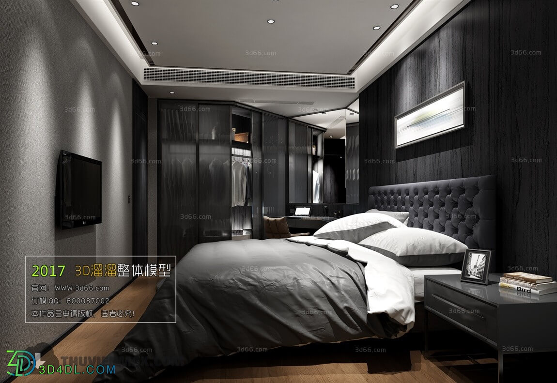 3D66 2017 Modern Style Bedroom 2647 031