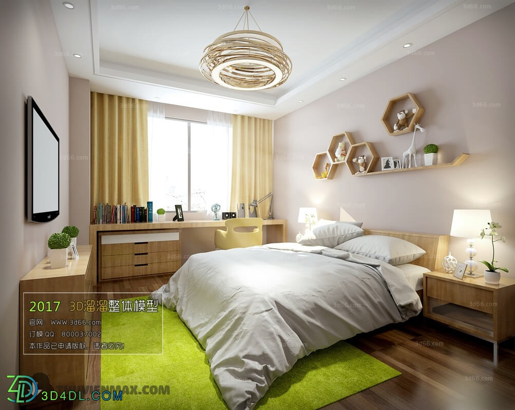 3D66 2017 Modern Style Bedroom 2657 041