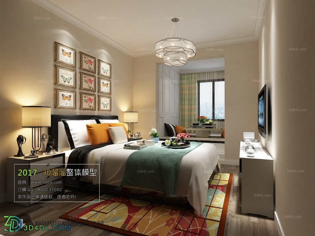 3D66 2017 Modern Style Bedroom 2665 049