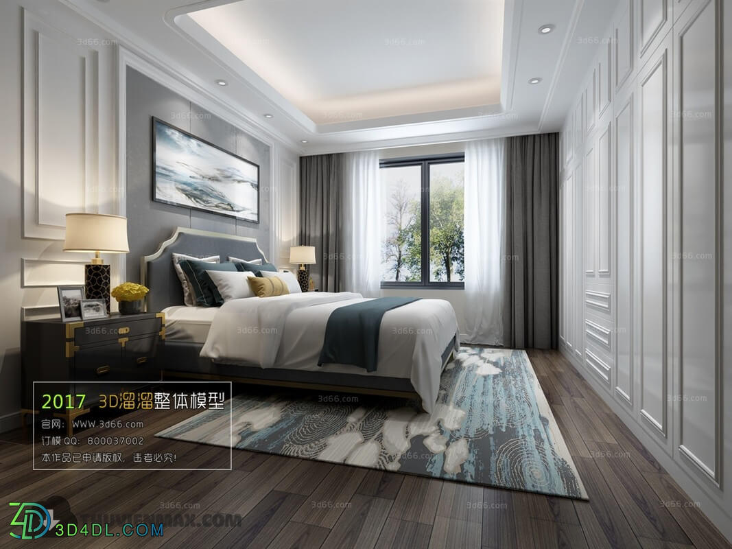 3D66 2017 Modern Style Bedroom 2669 053