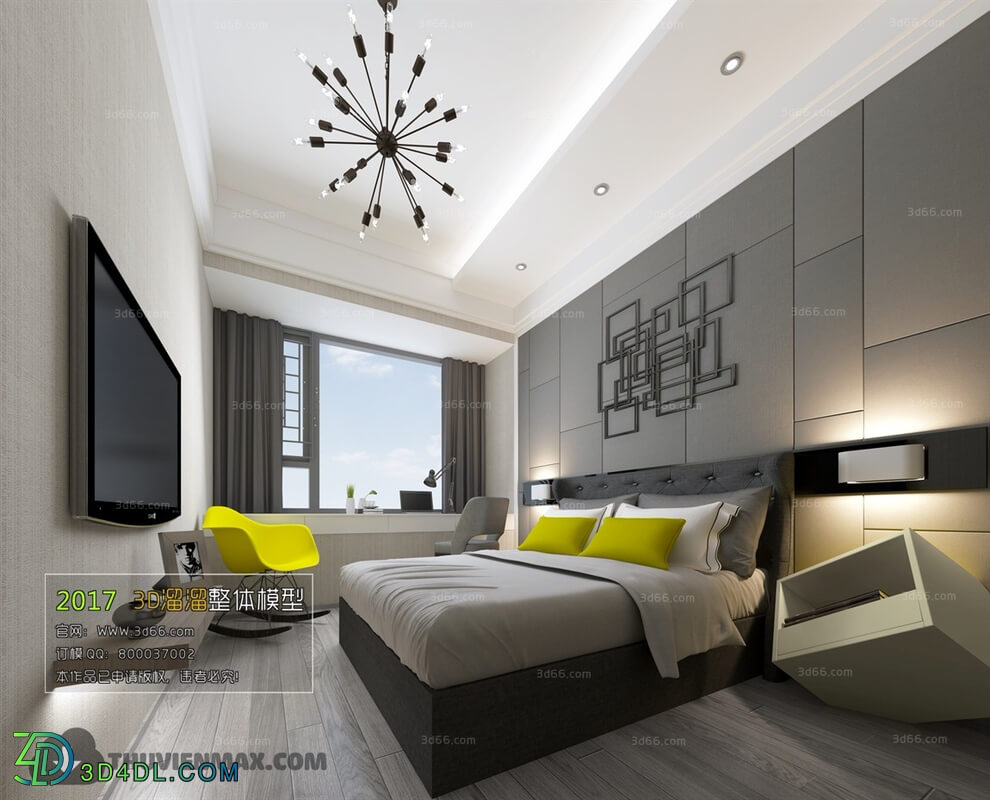 3D66 2017 Modern Style Bedroom 2670 054