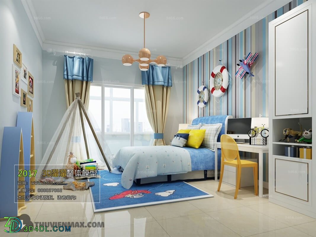 3D66 2017 Modern Style Bedroom 2671 055