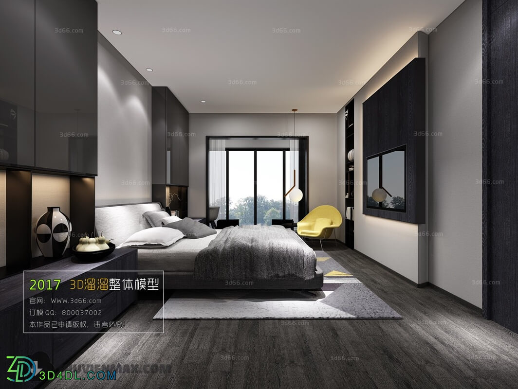 3D66 2017 Modern Style Bedroom 2677 061