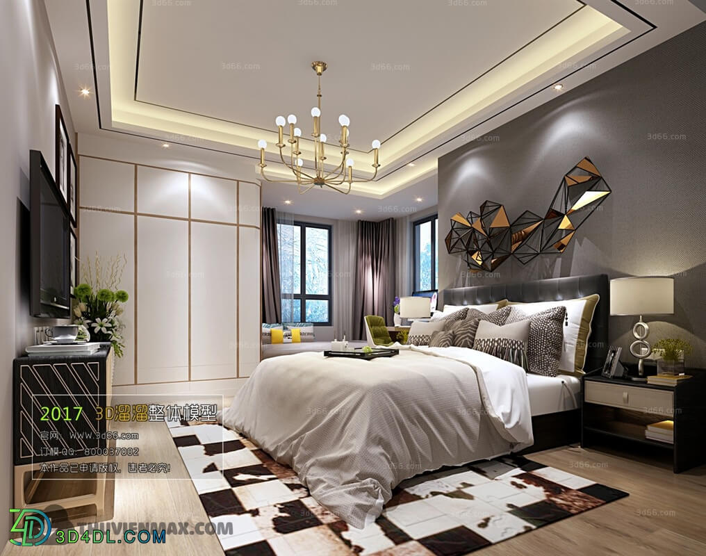 3D66 2017 Modern Style Bedroom 2678 062