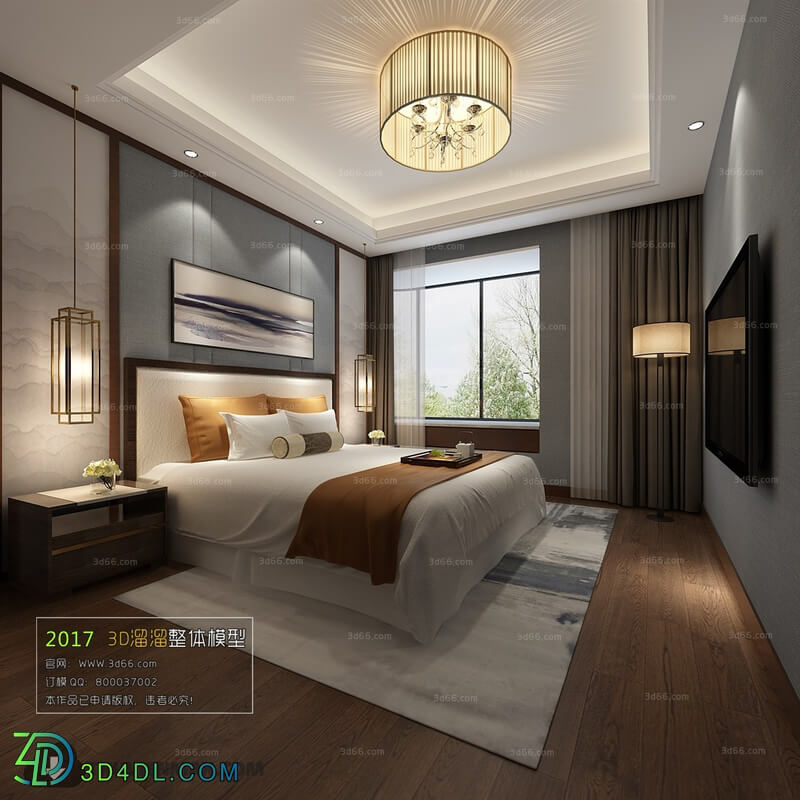 3D66 2017 Modern Style Bedroom 2681 065