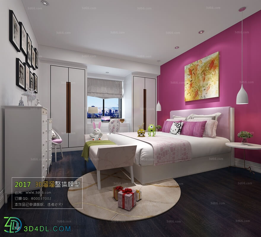 3D66 2017 Modern Style Bedroom 2686 070