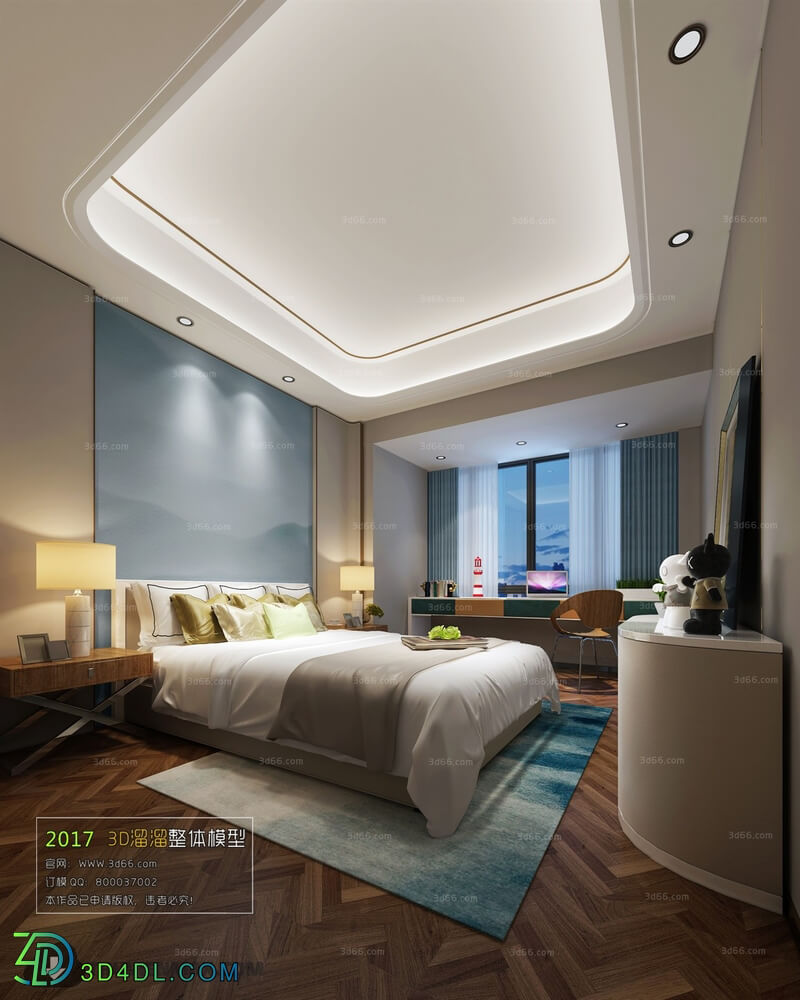 3D66 2017 Modern Style Bedroom 2692 076