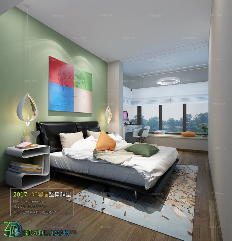 3D66 2017 Modern Style Bedroom 2693 077