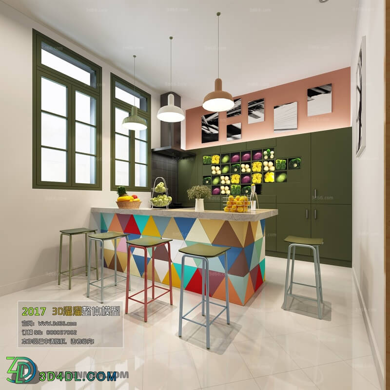 3D66 2017 Modern Style Dining Room 2478 013