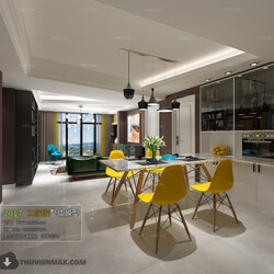 3D66 2017 Modern Style Dining Room 2479 014 
