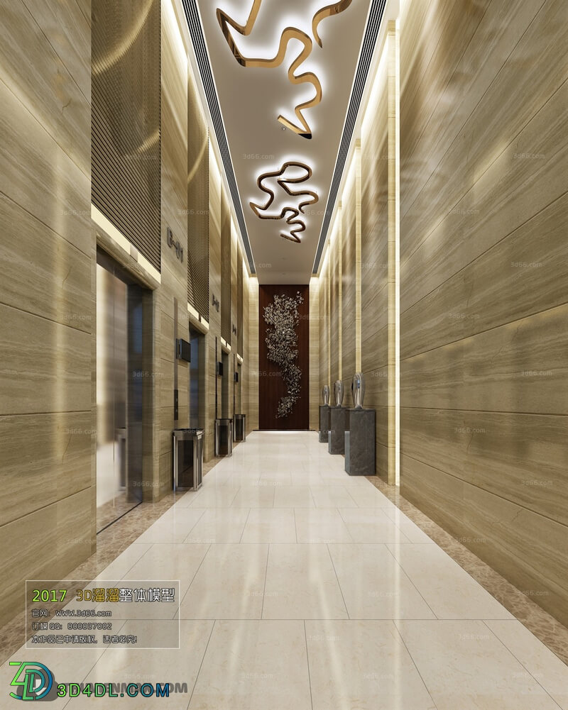 3D66 2017 Modern Style Elevator Space 3688 011