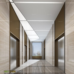 3D66 2017 Modern Style Elevator Space 3689 012 