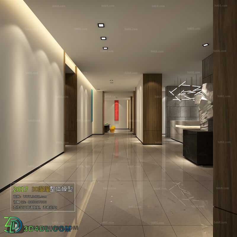 3D66 2017 Modern Style Elevator Space 3698 021