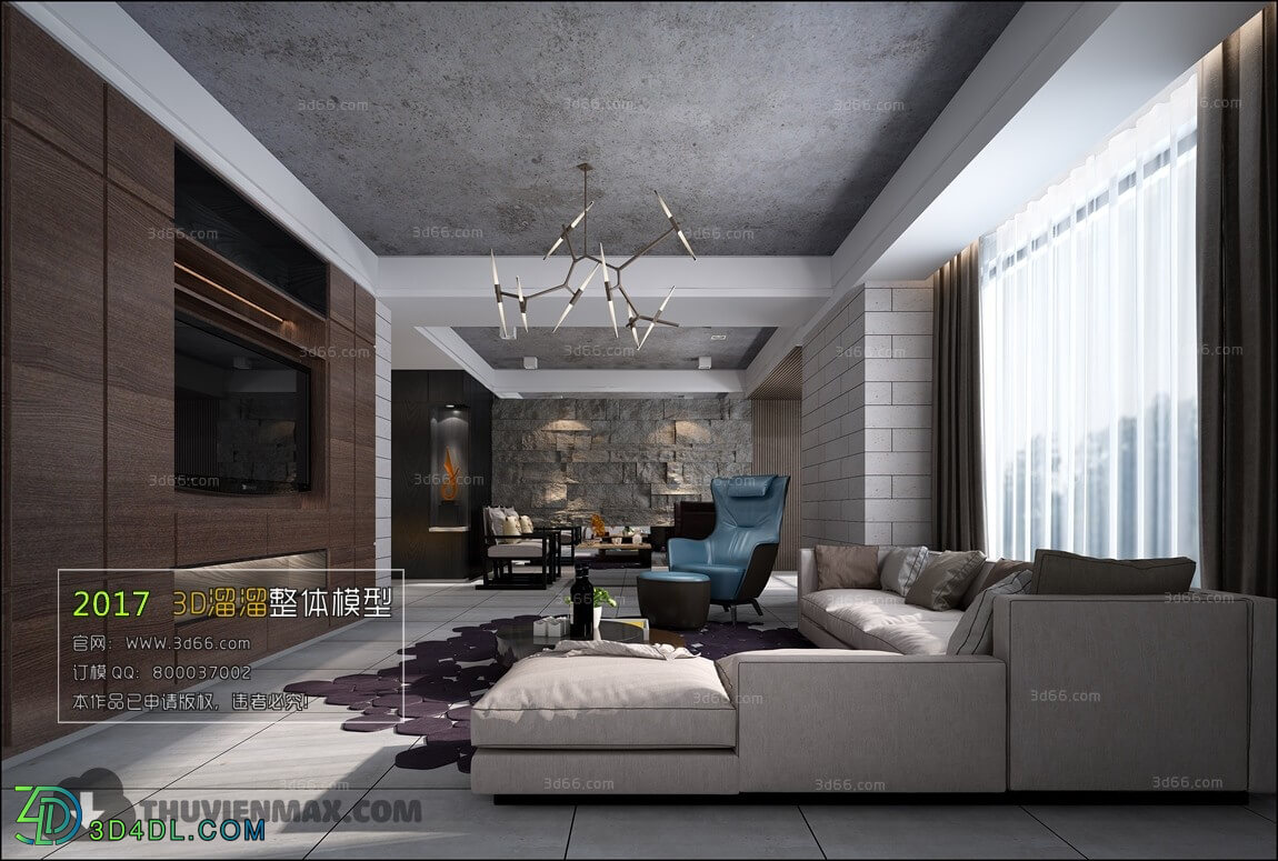 3D66 2017 Modern Style Living Room 2062 011