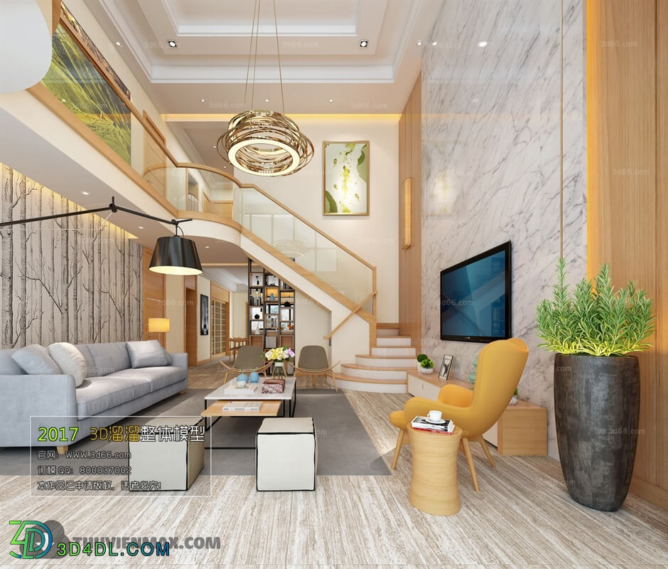 3D66 2017 Modern Style Living Room 2073 022