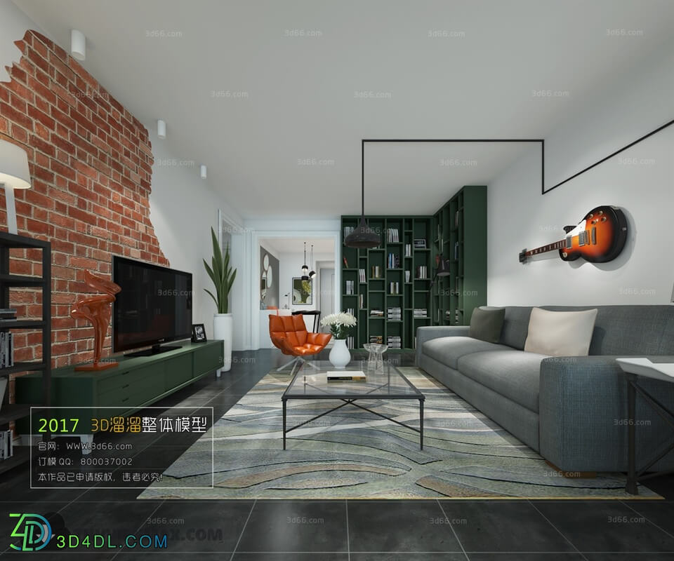 3D66 2017 Modern Style Living Room 2075 024