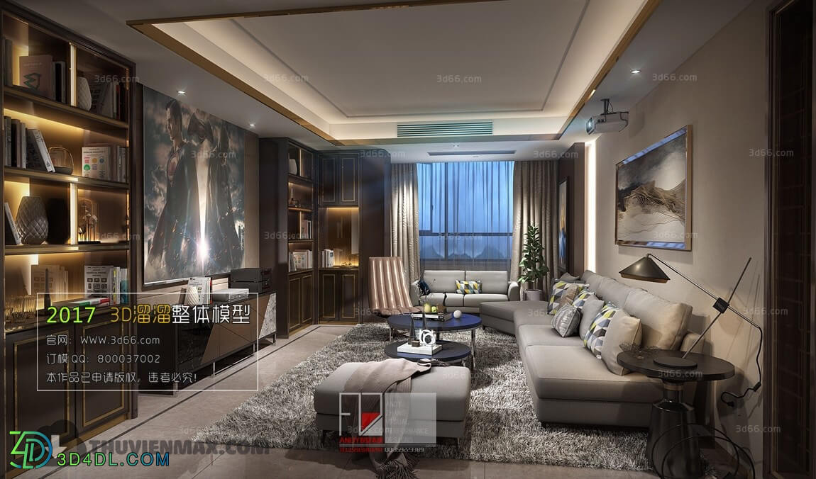 3D66 2017 Modern Style Living Room 2077 026