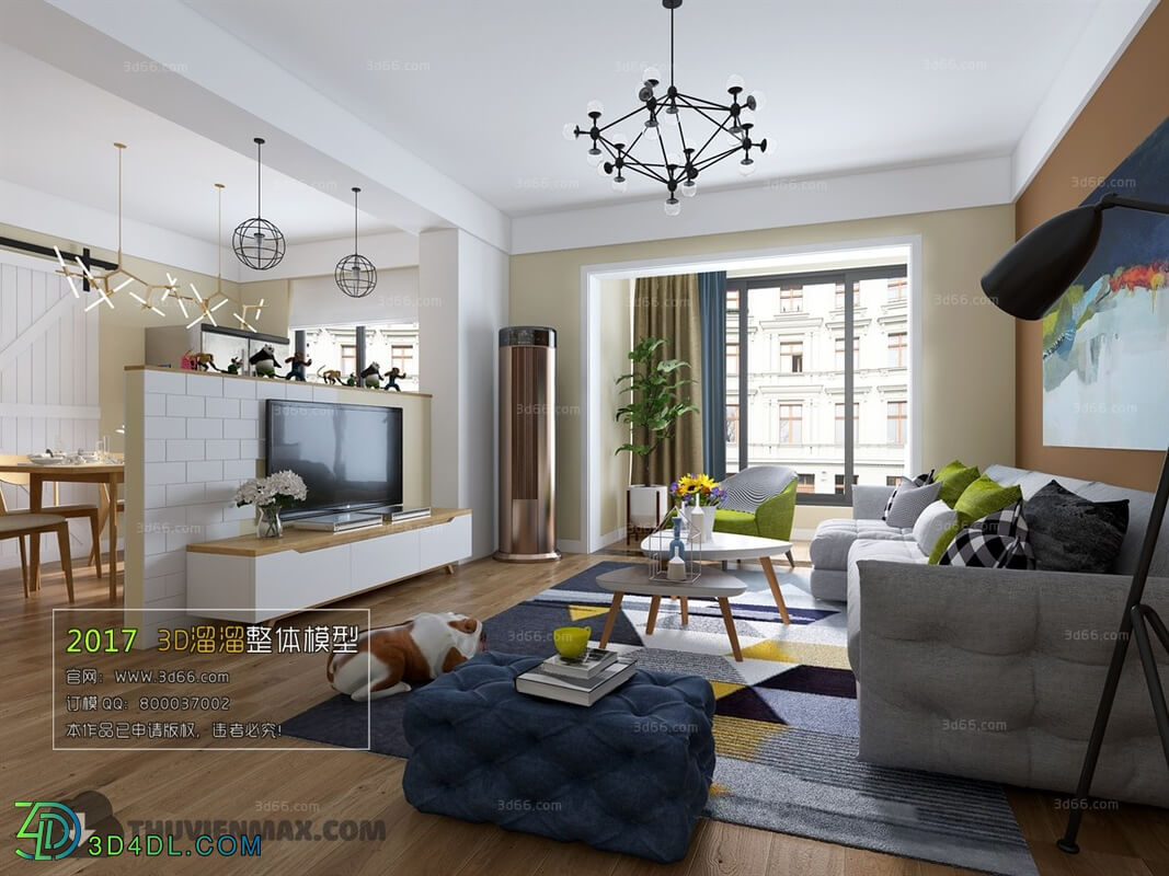 3D66 2017 Modern Style Living Room 2082 031