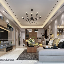 3D66 2017 Modern Style Living Room 2112 061 