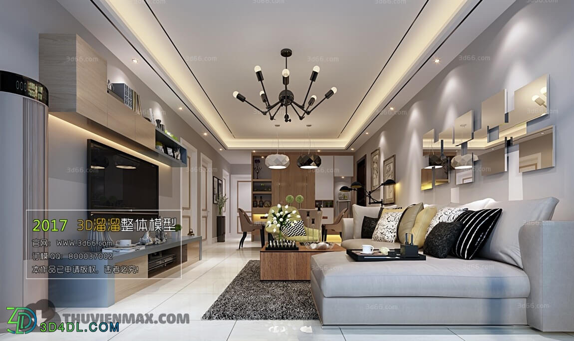 3D66 2017 Modern Style Living Room 2112 061