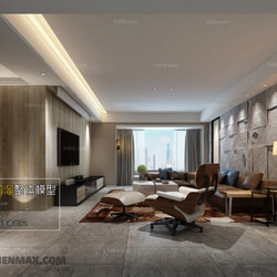 3D66 2017 Modern Style Living Room 2117 066 