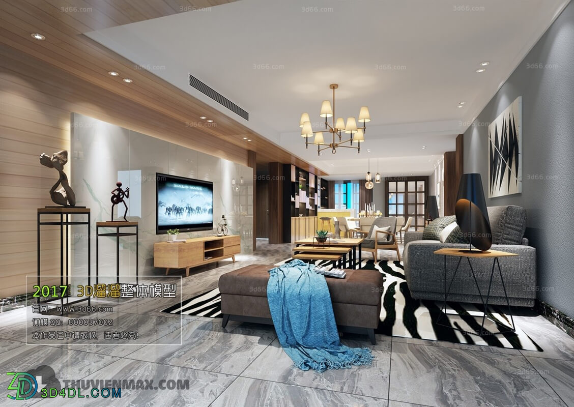 3D66 2017 Modern Style Living Room 2118 067