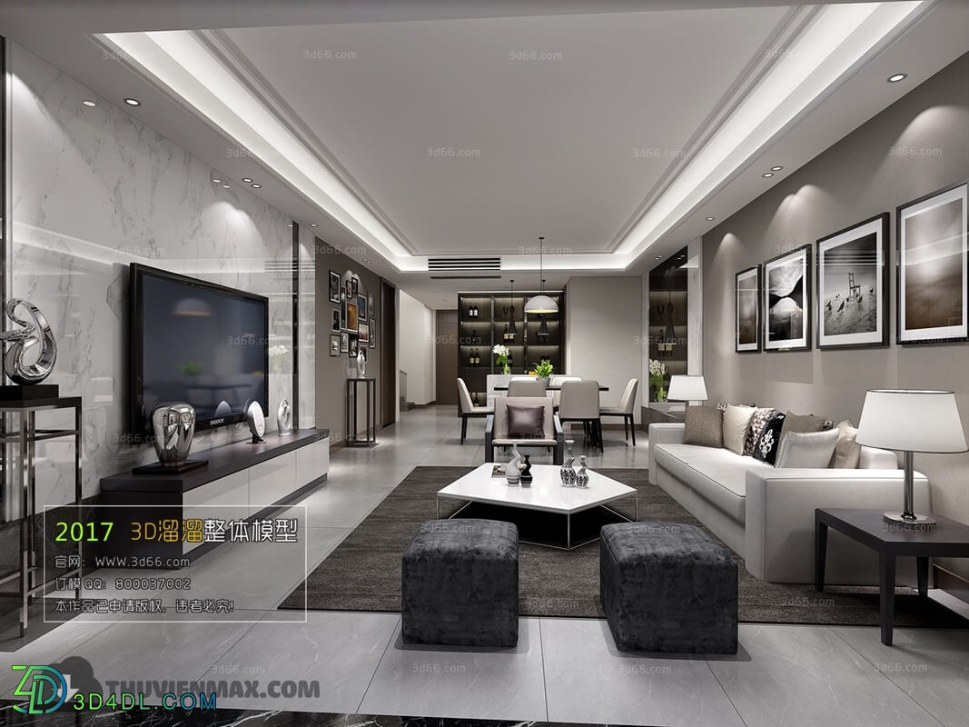 3D66 2017 Modern Style Living Room 2121 070