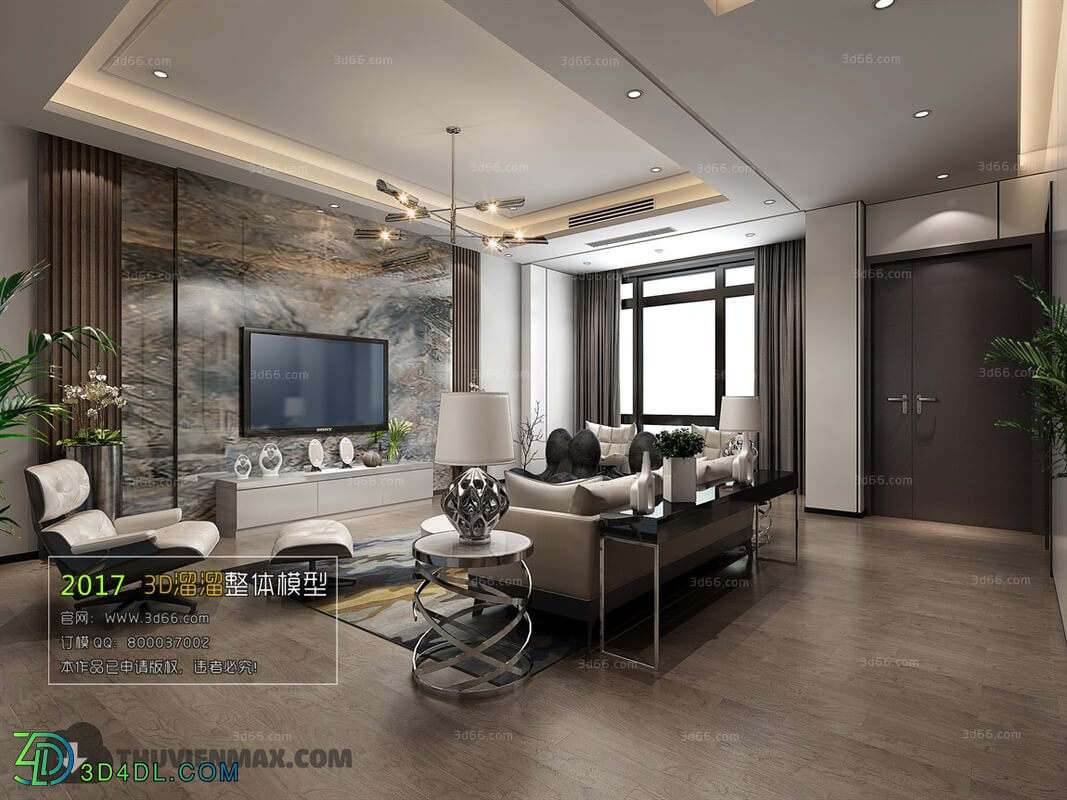 3D66 2017 Modern Style Living Room 2125 074