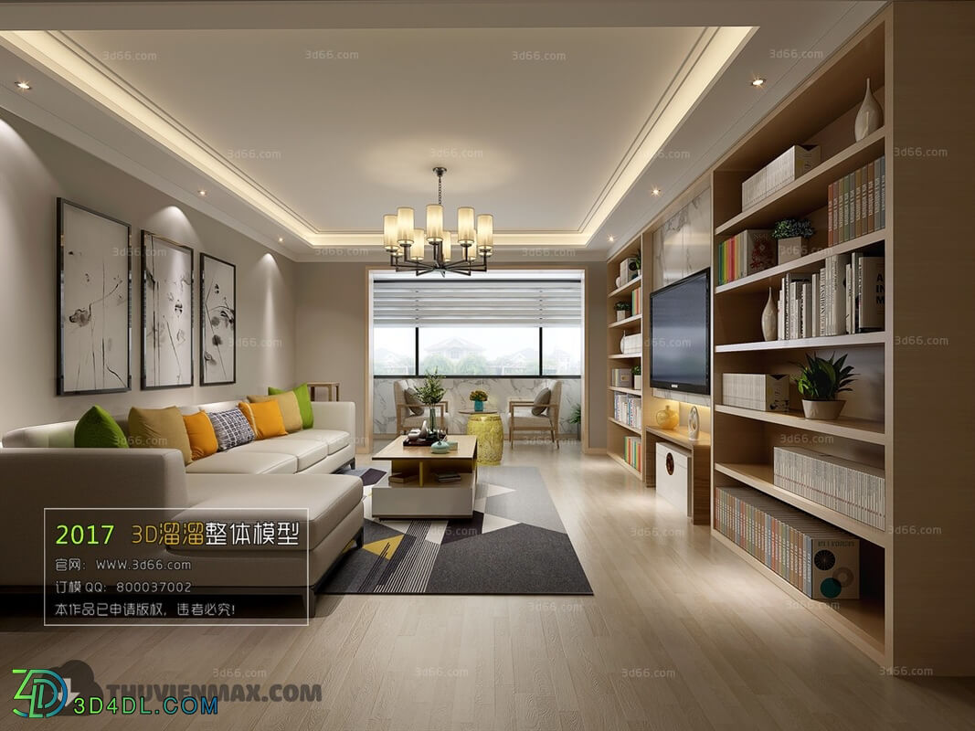 3D66 2017 Modern Style Living Room 2127 076