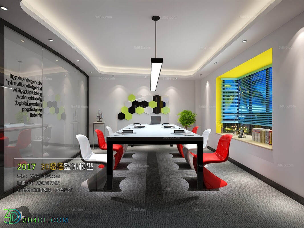 3D66 2017 Modern Style Office 3313 013