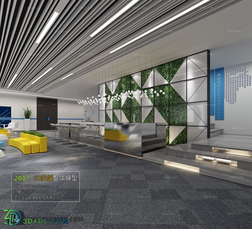 3D66 2017 Modern Style Office 3332 032