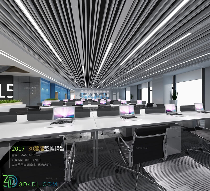 3D66 2017 Modern Style Office 3332 032