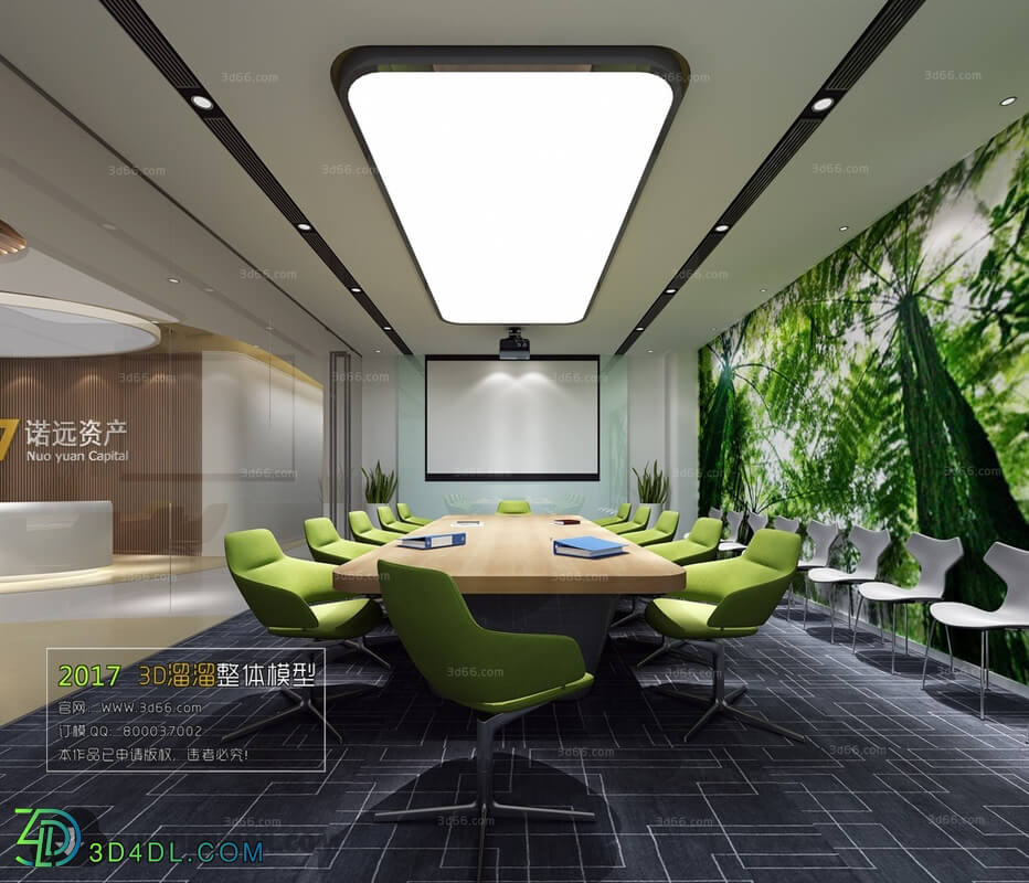 3D66 2017 Modern Style Office 3377 077