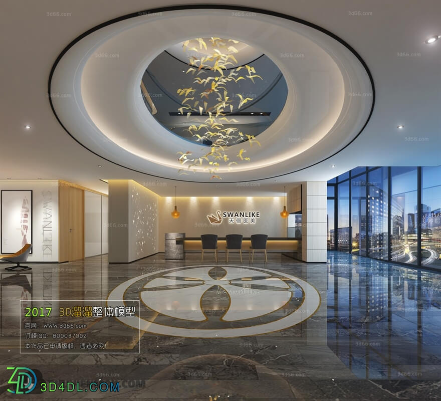 3D66 2017 Modern Style Reception Hall 3064 012